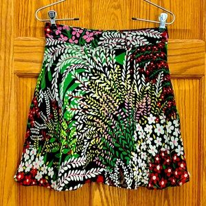 Urban Outfitters floral flirty mini skirt